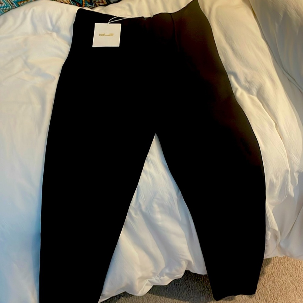 Diane Von Furtenberg High wasted Skinny Panr Alexander Navy - size 10 New!